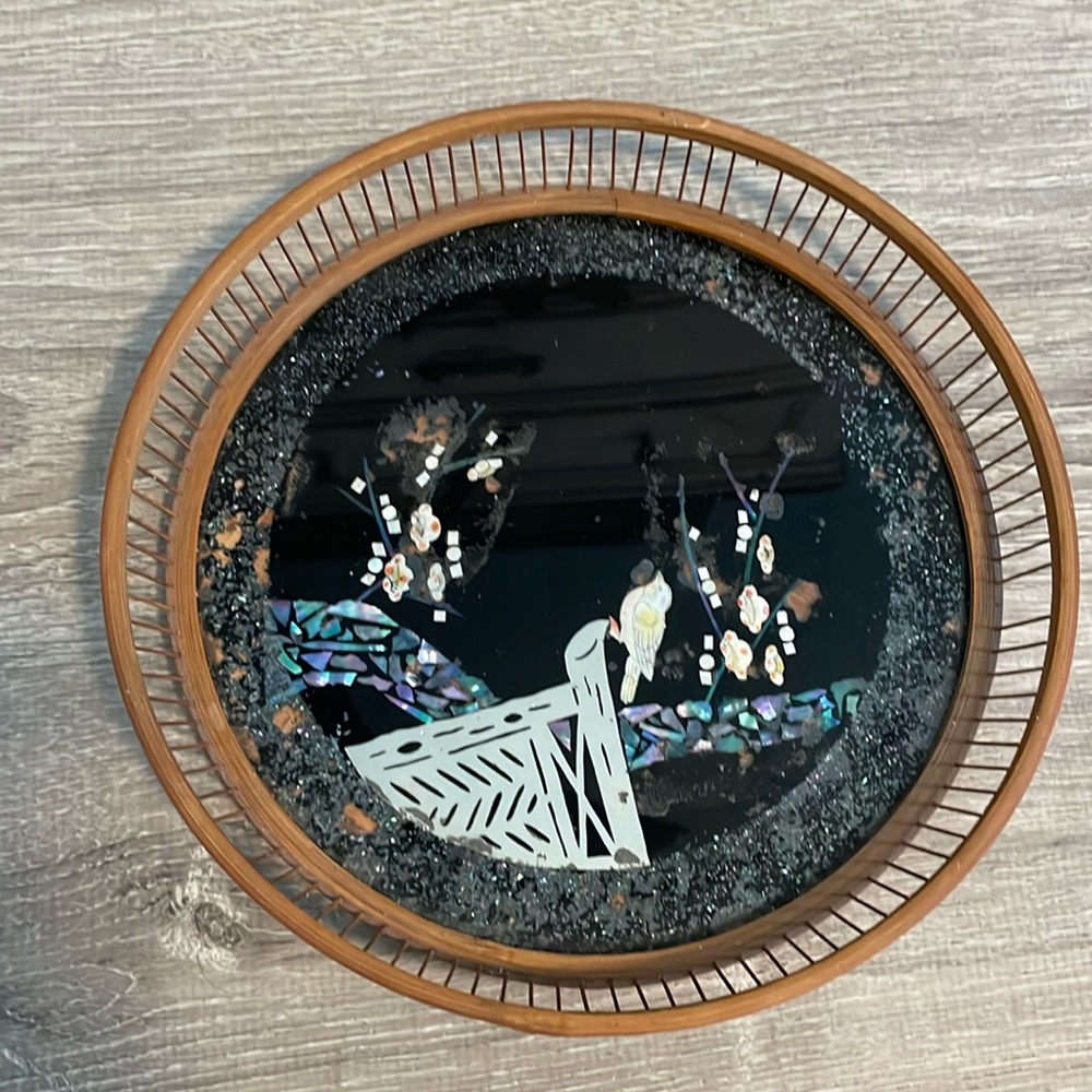 Beautiful round decorative home decor accent piece